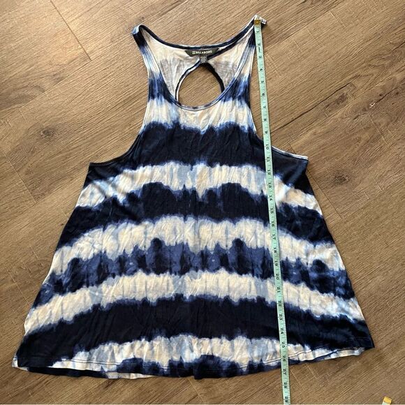 Billabong Tie Dye Blue & White Stripe Tank M EUC - Picture 8 of 9